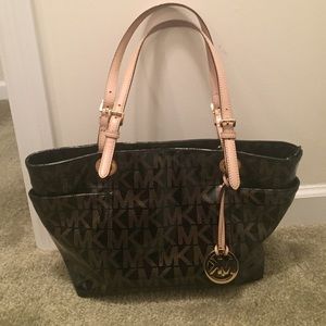 Michael Kors MK Black and Brown Bag