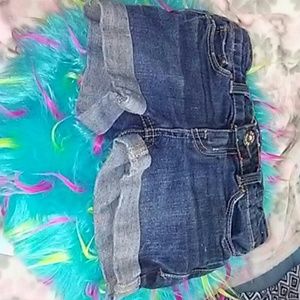 Little girl jean shorts