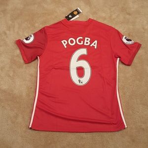 🔥🔥Manchester united 2016/17 home Pogba Jersey