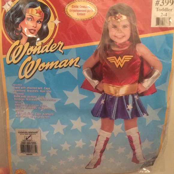 Toddler girls Wonder Woman costume