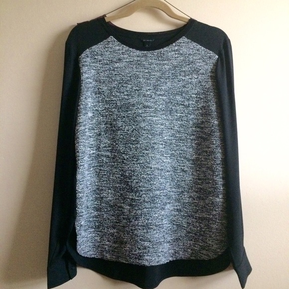 NWOT Ann Taylor Mixed Media Blouse