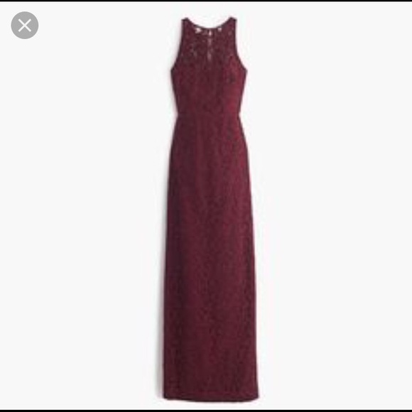 Lowest Price NWT J. Crew Pamela Dress in Dark Wine