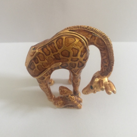 ESTEE LAUDER GILDED GIRAFFE SOLID PERFUME COMPACT - Picture 2 of 4