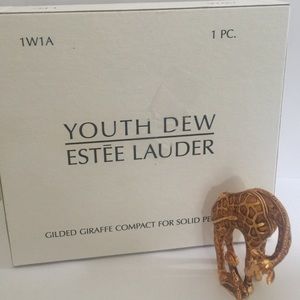 ESTEE LAUDER GILDED GIRAFFE SOLID PERFUME COMPACT