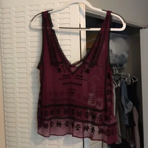 Urban outfitters sheer top