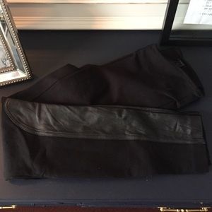 JCrew pixie leather leggings