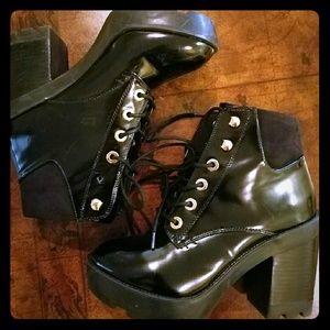 Aldo Combat / Moto / Military style booties size 8