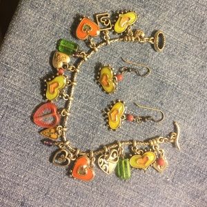 Brighton earrings and bracelet