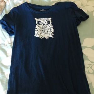 J crew owl shirt