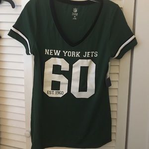 Jets women's vneck tshirt
