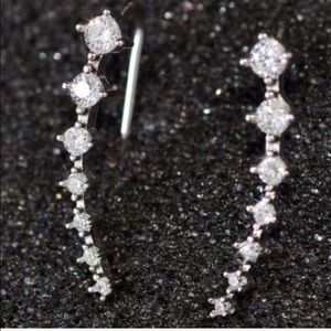 Sparkling climber earrings!