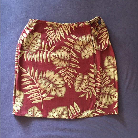 Izod, 100% silk wrap style midi skirt - Picture 1 of 2