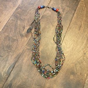 Beaded multicolor necklace