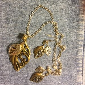 Brighton necklace and earrings