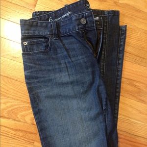 LOFT Curvy Straight Jeans size 6