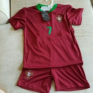 Kids soccer Jersey and shorts