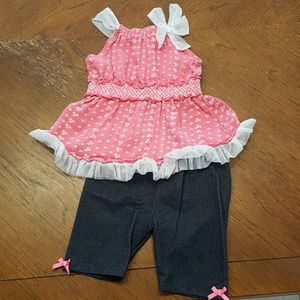 Toddler tank ans shorts set.