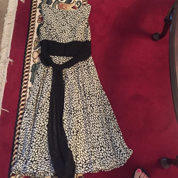 London times elegant calf length dress