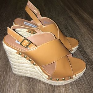 Steve Madden studded wedges size 10