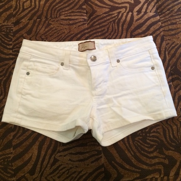 Paige Jeans White Shorts
