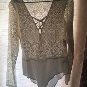 Lace body suit