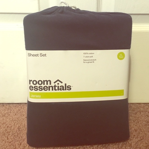 Navy Blue XL twin sheet set