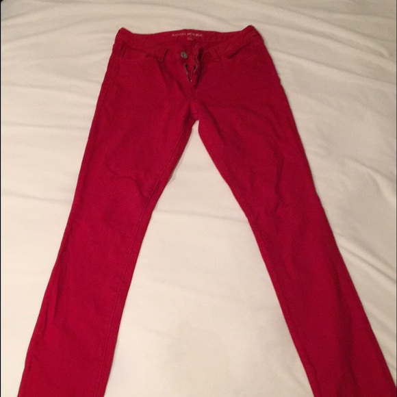 Women's Banana Republic Red Skinny Jeans Size 27/4