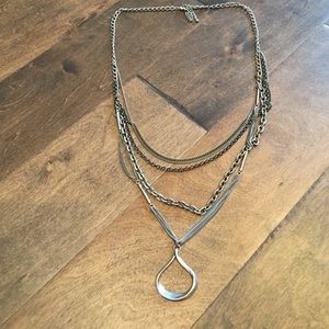 Mixed metal necklace