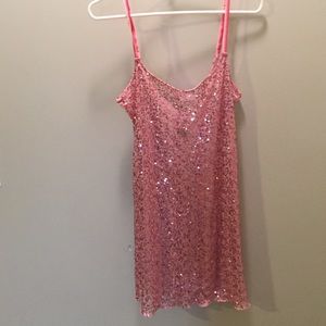 Free People sheer but sparkly slip