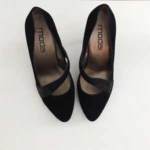 Moda Spana black heels (worn 2ce)