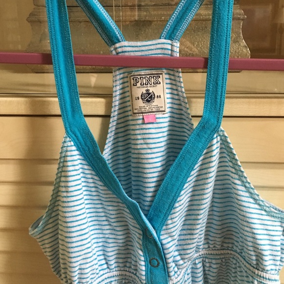 Size small stripe pink Victoria's Secret tank - Picture 2 of 2