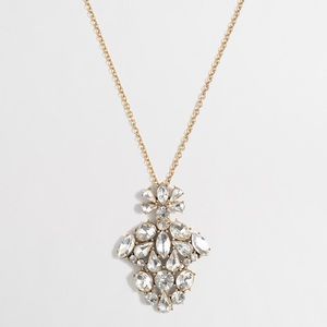 Crystal Cluster Pendant Necklace