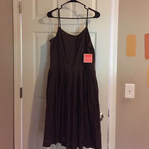 Brown spaghetti strap sun dress. Never Worn!