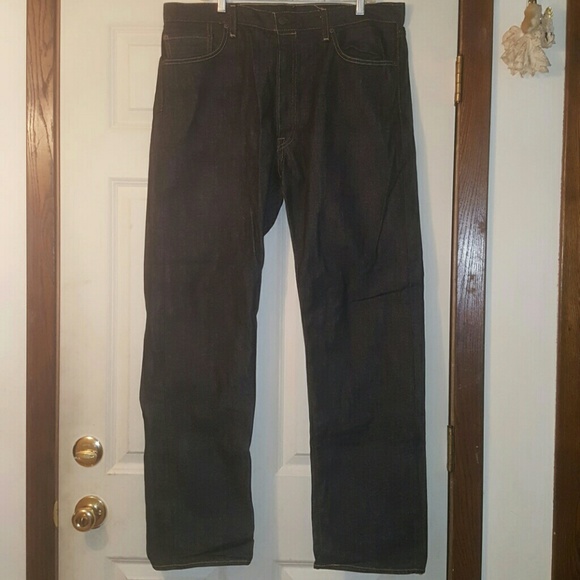 Men's jeans one is blue and one is blk - Picture 2 of 2
