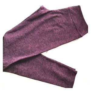 Beyond Yoga purple brindle long leggings