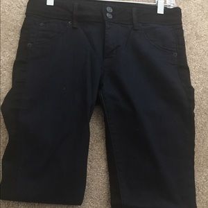 Hudson navy & black skinny jeans