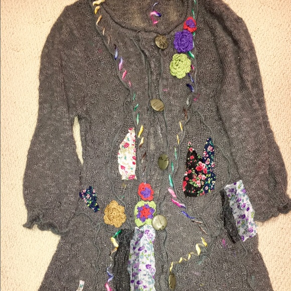 Atmosphere Patchwork Boho Cardigan/Coat - image 1