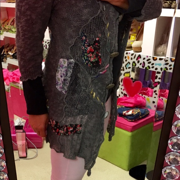 Atmosphere Patchwork Boho Cardigan/Coat - image 2