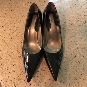 Ninewest black patent leather heals