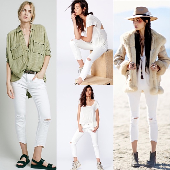 Free People Denim - Free people destroyed ankle jeans 25