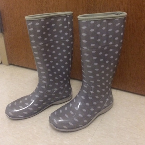 Polka Dot Rain Boots