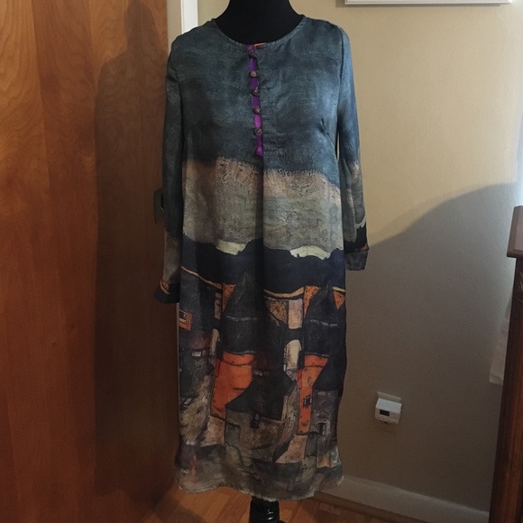 Van Gogh style dress