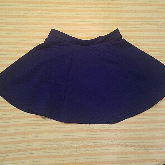 Royal blue skirt