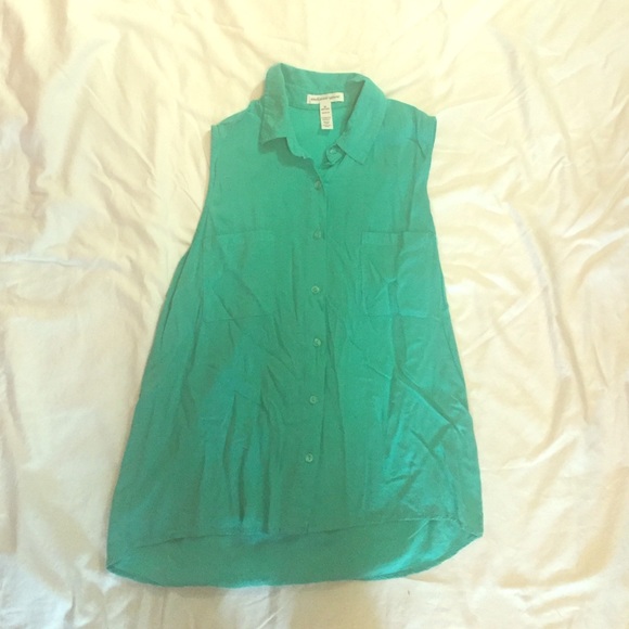 Teal sleeveless tank