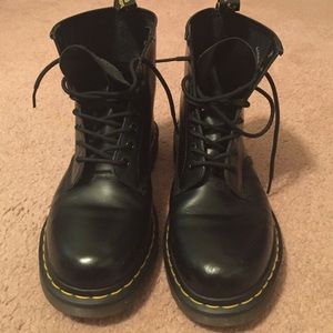 Black matte doc martens
