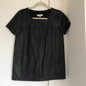 Madewell leather top