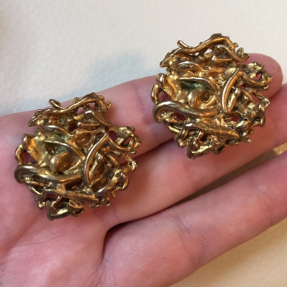 Vtg GAVILANE PARIS earrings - Picture 4 of 4