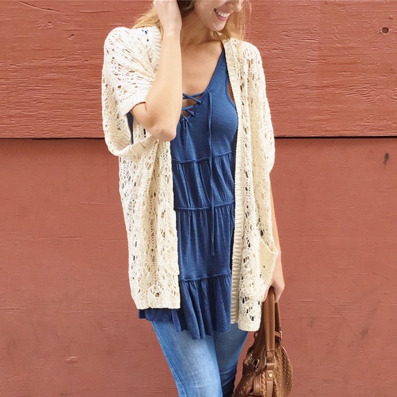 crochet cardigan - Picture 3 of 4