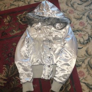Silver light ski jacket