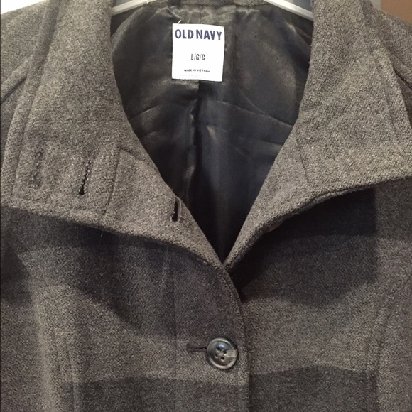 Old Navy long peacoat - Picture 3 of 4